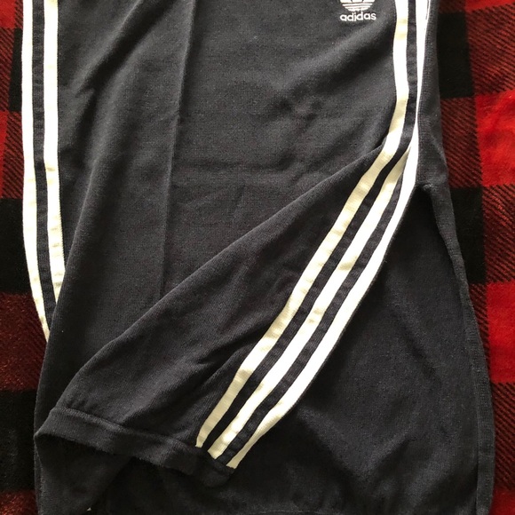 Adidas 3 stripe midi skirt, Navy, Small - Picture 2 of 5